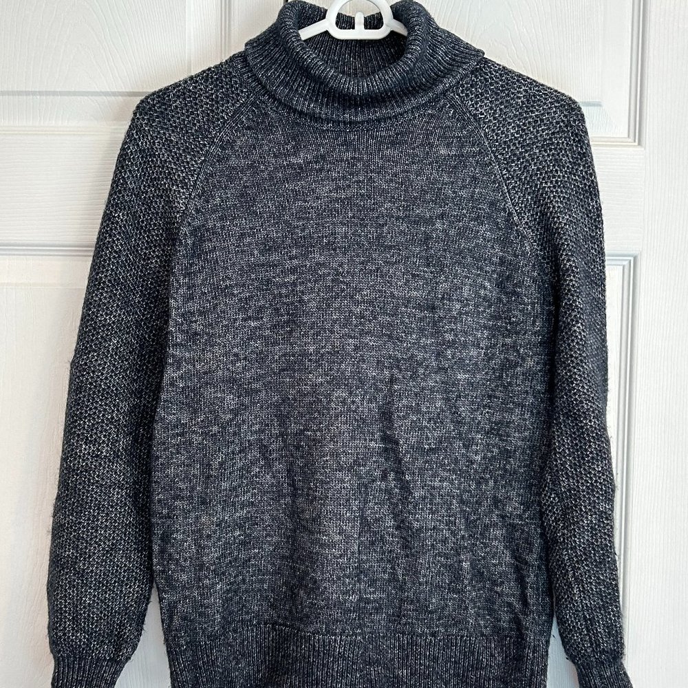 Loft Blue Marl Turtleneck Sweater